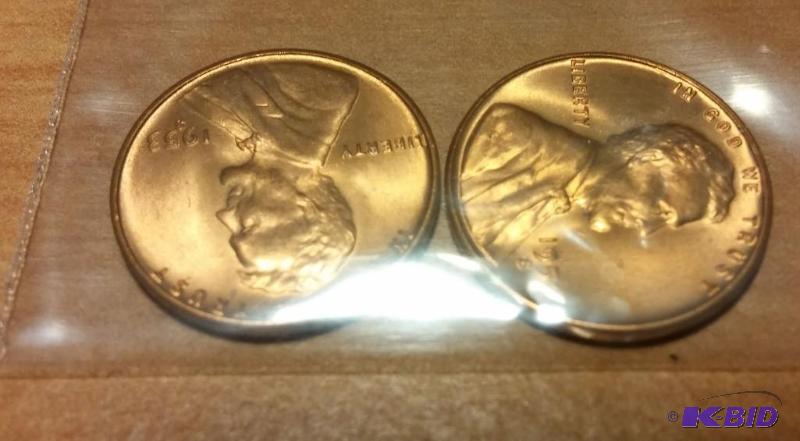 lot 10 image: 1953-S Wheat Pennies---Brilliant Uncirculated...