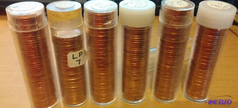 lot 124 image: Lot of Canadian Pennies-Brilliant Uncirculate...