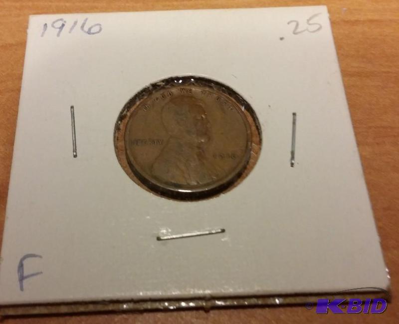 lot 181 image: 1916 Wheat Penny...