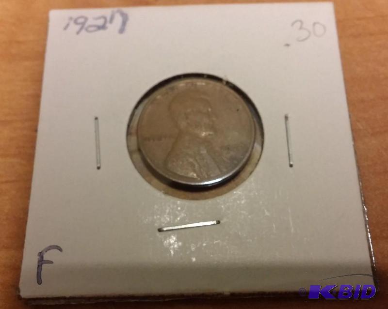 lot 199 image: 1927 Wheat Penny...
