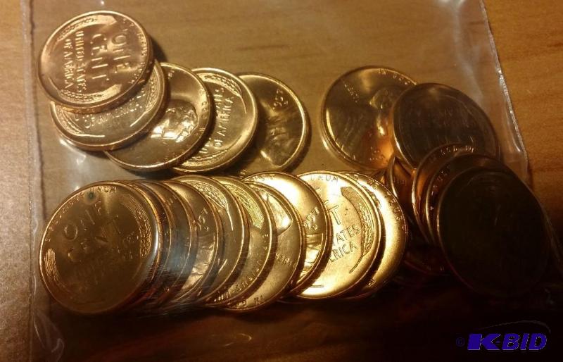 lot 36 image: 1957-D Wheat Pennies---Brilliant Uncirculated...