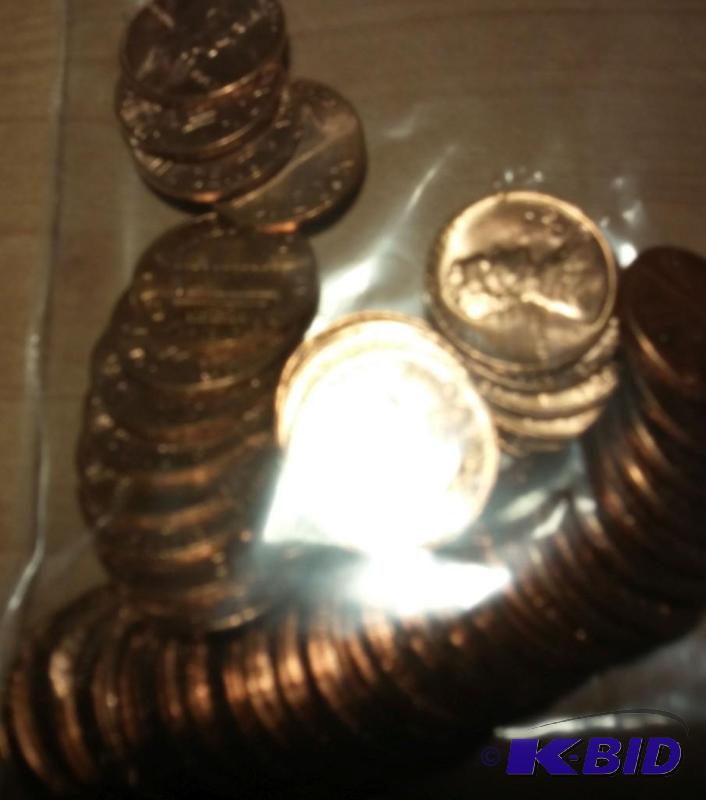 lot 59 image: 1965 Lincoln Pennies---Brilliant Uncirculated...