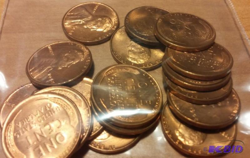 lot 6 image: 1948 Wheat Pennies---Brilliant Uncirculated...