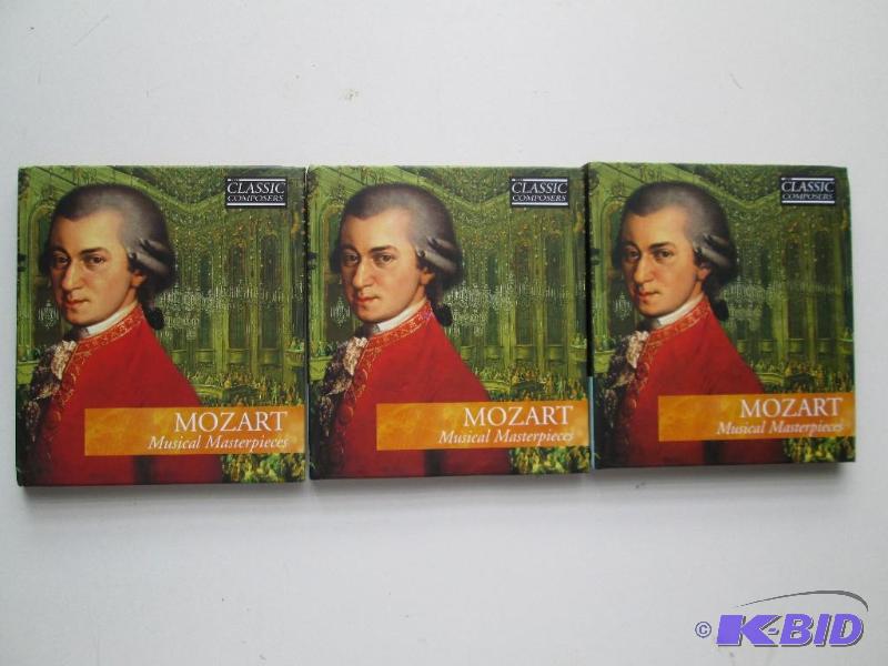 lot 10 image: Lot of 3 DVD documentary videos about Mozart ...