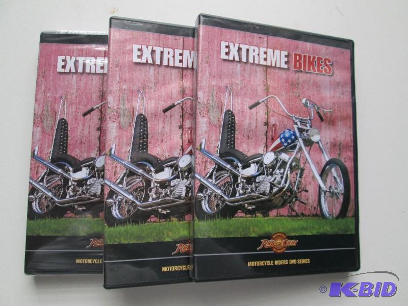lot 11 image: Lot of 3 DVD documentary videos from Riders C...