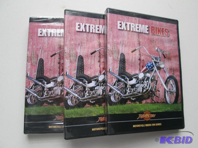 lot 12 image: Lot of 3 DVD documentary videos from Riders C...