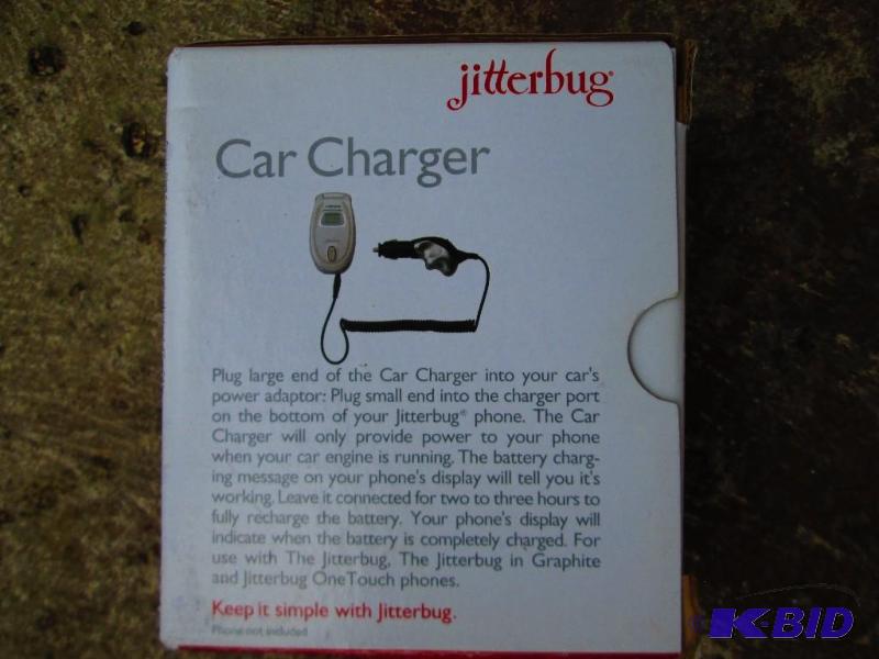 lot 123 image: Jitterbug car charger...