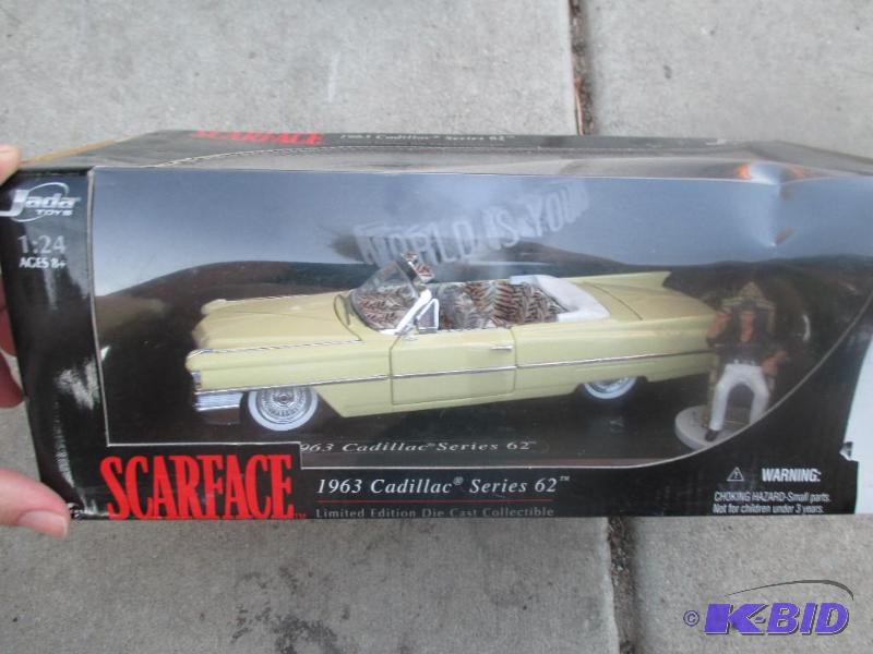 lot 202 image: scar face 1963 cadallac series 62 124vscale ...