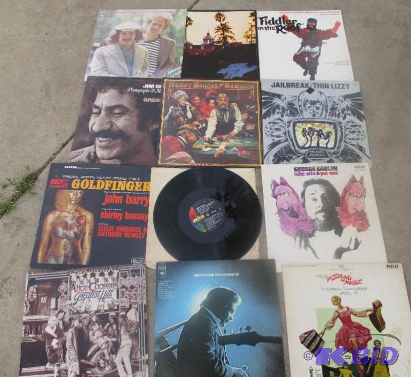 lot 205 image: lot of mixed records...