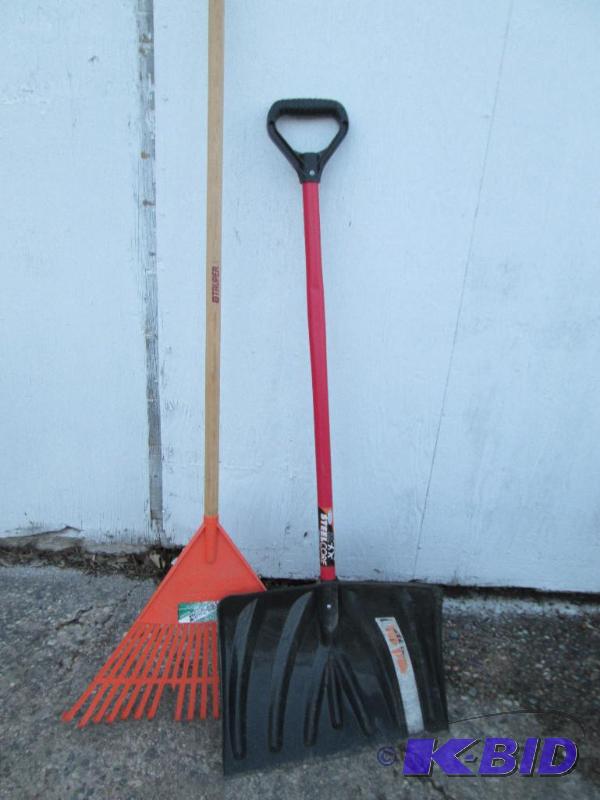 lot 244 image: Shovel and Rake...