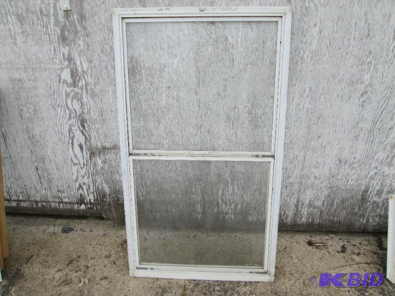lot 246 image: 30 14 x 53 14 single pane sliding window wi...