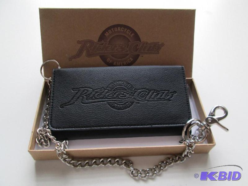 lot 3 image: New Riders Club mens leather wallet with sna...