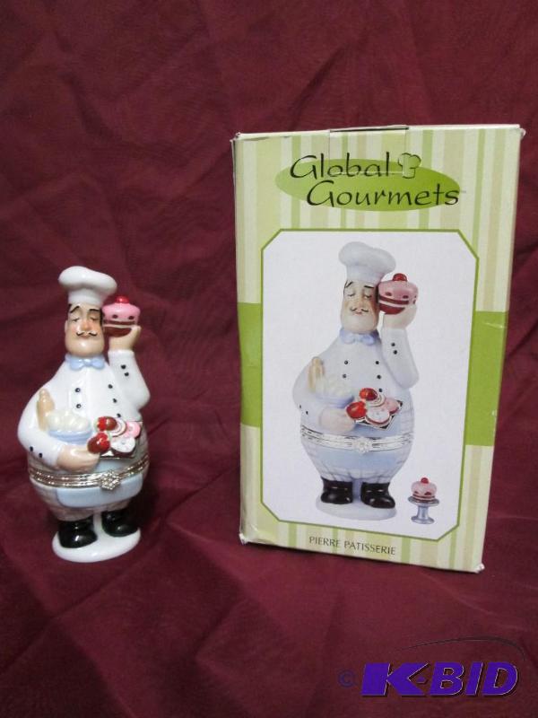 lot 38 image: Global Gourmets Pierre Patisserie trinket b...