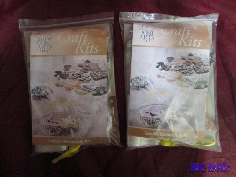 lot 57 image: Pair of Creative Home Arts Club Craft kits fo...