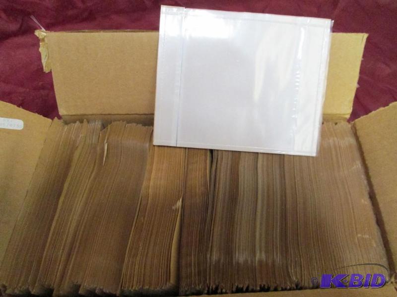 lot 67 image: Lot of 1 full case of plastic coated address ...