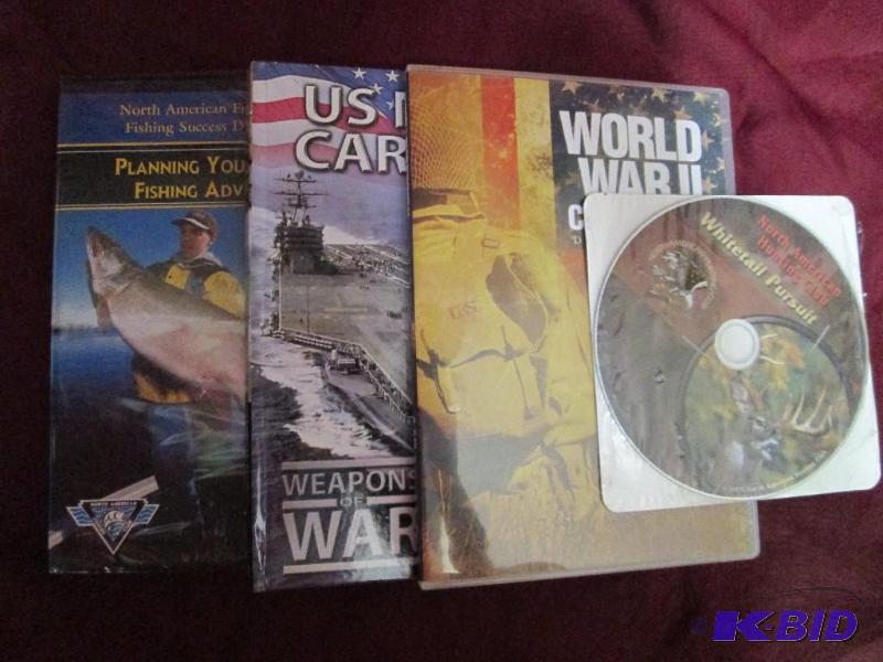 lot 68 image: Small lot of educational DVDs with hard cove...