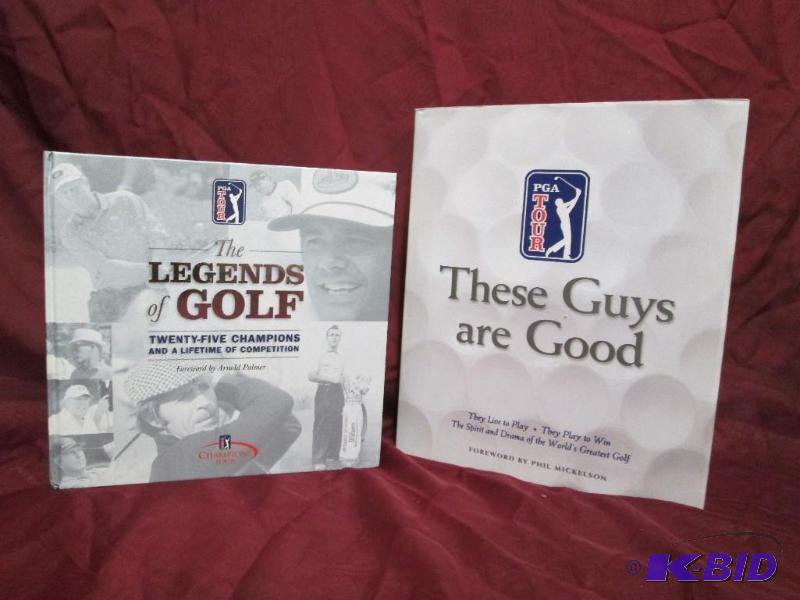 lot 92 image: Pair of PGA Championship Tour books. Legends ...