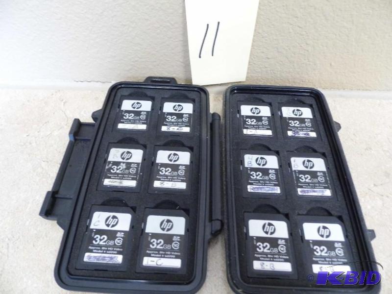 HP SD Cards w Pelican Case