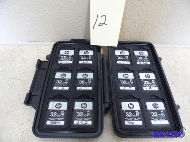 HP SD Cards w Pelican Case