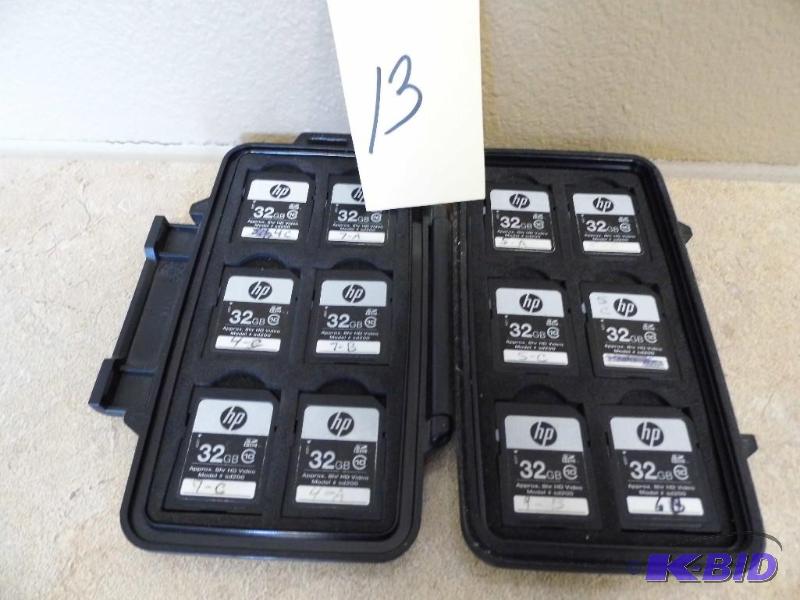 HP SD Cards w Pelican Case