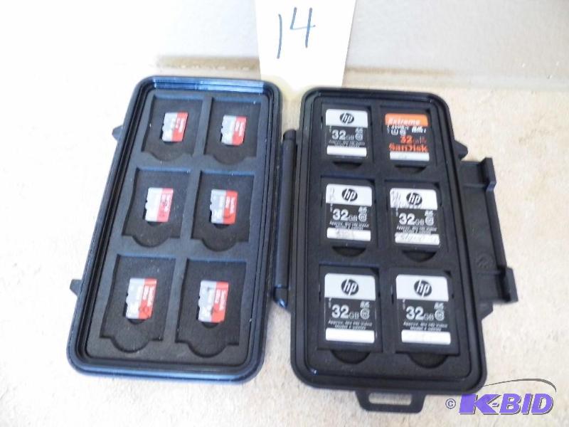 HP SD Cards w Pelican Case