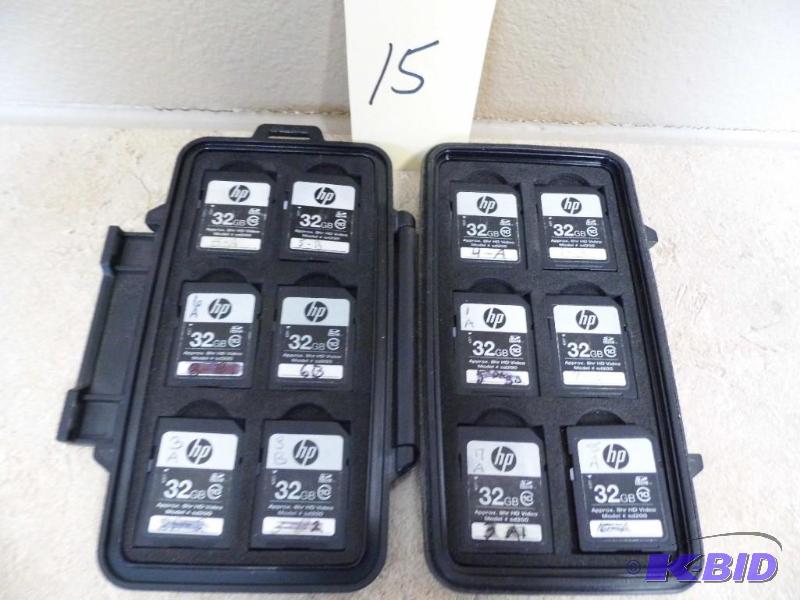 HP SD Cards w Pelican Case