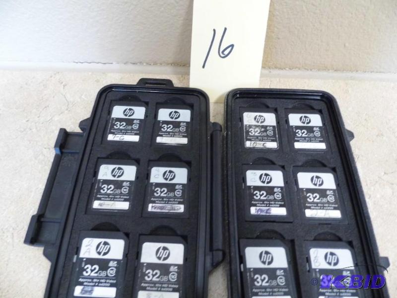 HP SD Cards w Pelican Case
