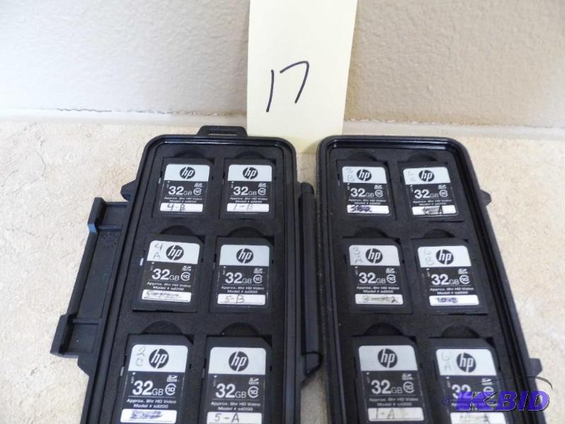 HP SD Cards w Pelican Case