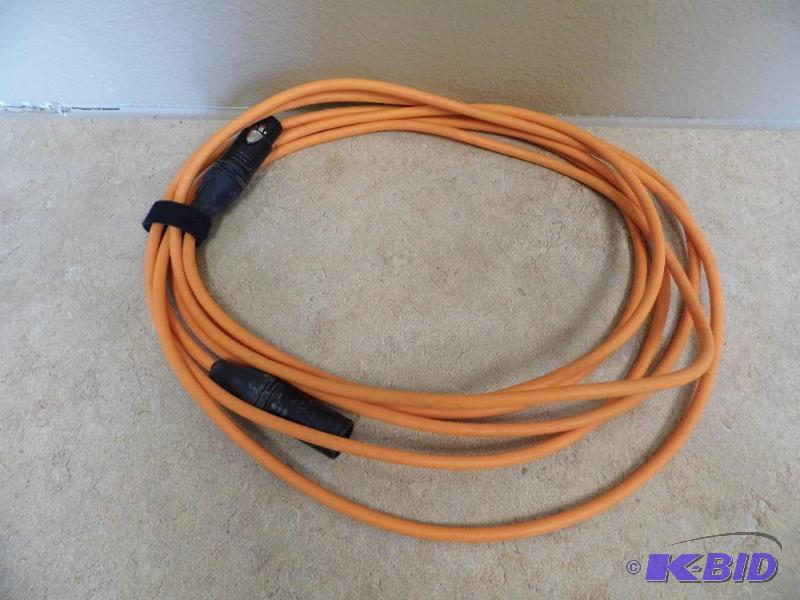 Orange XLR Microphone Cable