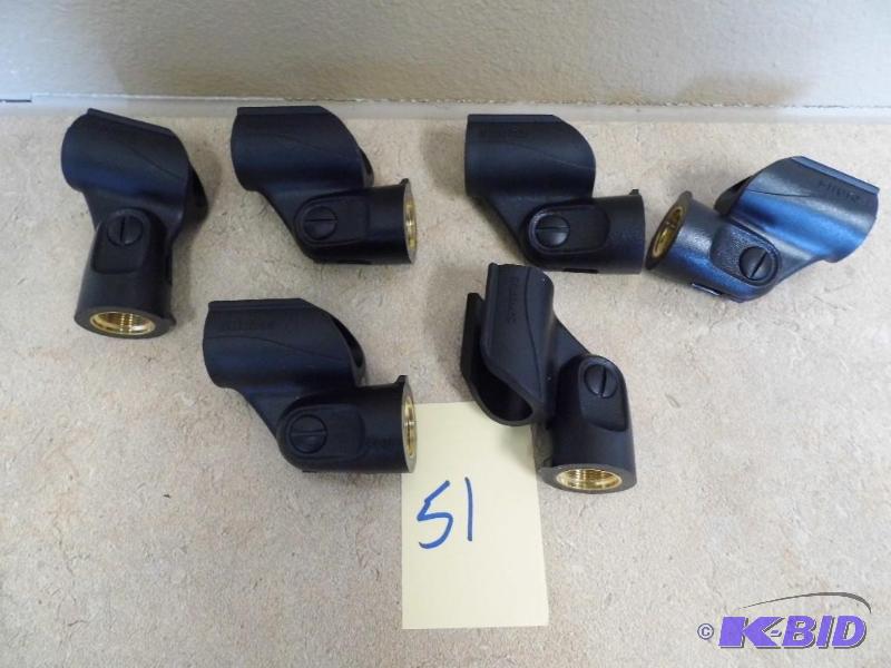 Shure Microphone Clips x6