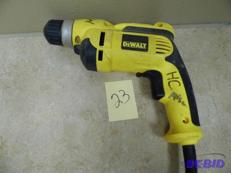lot 23 image: DeWalt Drill