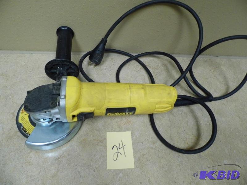 lot 24 image: DeWalt Grinder