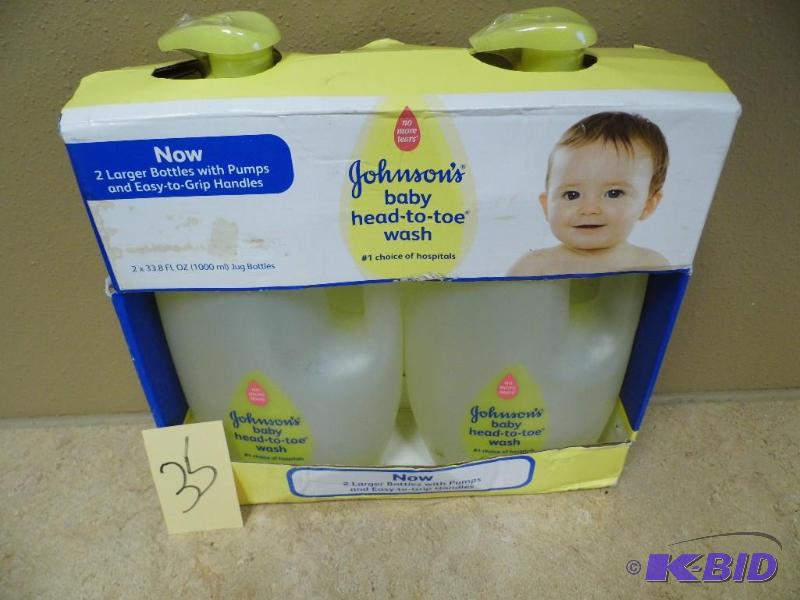 lot 35 image: 2 Pack of Johnsons Baby Wash