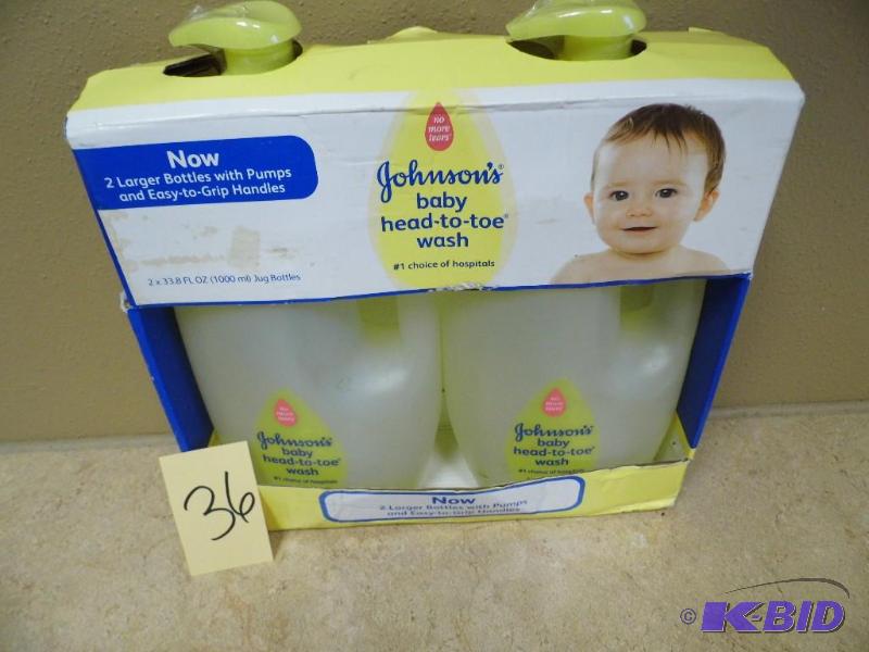 lot 36 image: 2 Pack of Johnsons Baby Wash