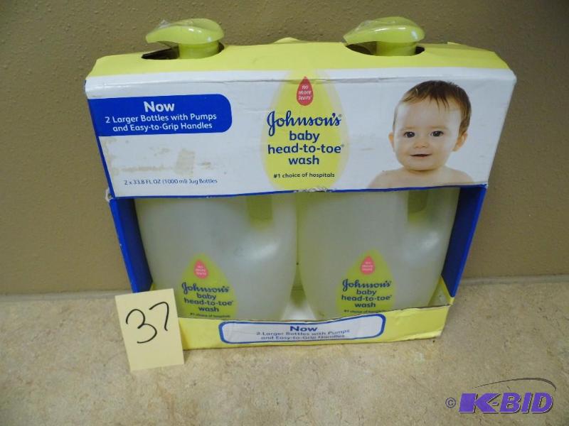 lot 37 image: 2 Pack of Johnsons Baby Wash