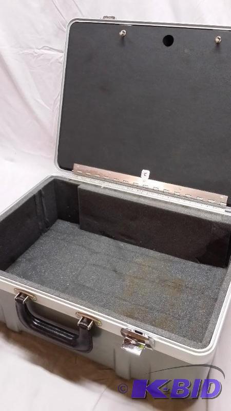 lot 29 image: Two compartment paddded case. It is lockable ...