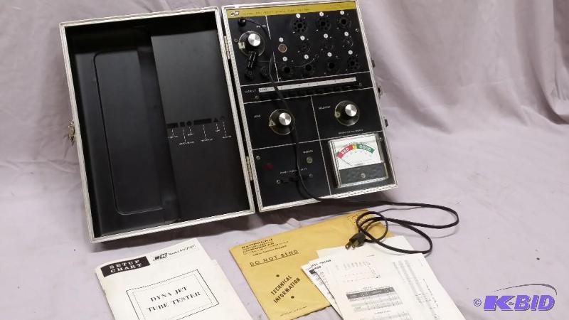 lot 40 image: Dyna&nbspJet Tube Tester wmanual. Model 661...