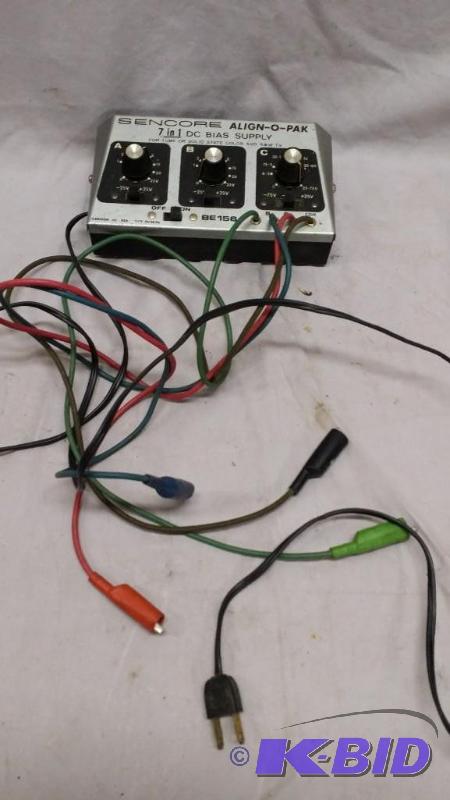 lot 54 image: Sencore Align-o-pak 7 in 1 DC bias supply. un...