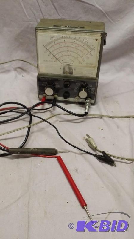 lot 56 image: Vacuum tube voltmeter. untested...