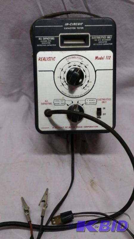 lot 57 image: Realistic Capacitor in circut tester model 11...