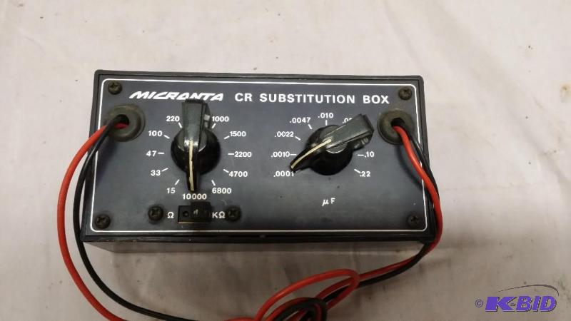 lot 59 image: Micranta cr substitution box...