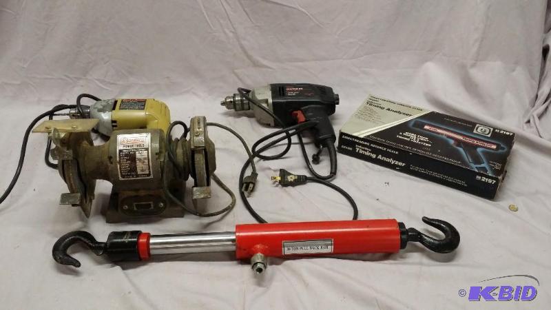 lot 71 image: Sears timing analyzer, 10 ten pull back ram, ...