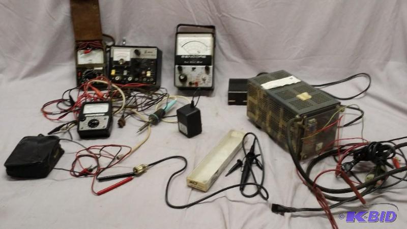 lot 72 image: Misc including Sencoe field effect meter, mur...