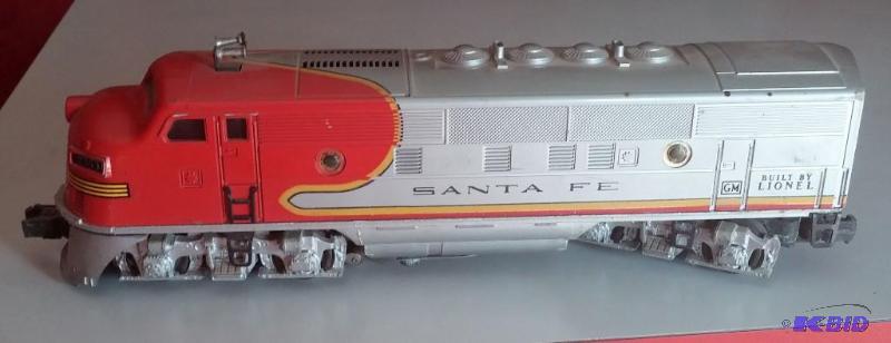 Lionel 2383 SANTE FE Locomotive Late 50s-60...