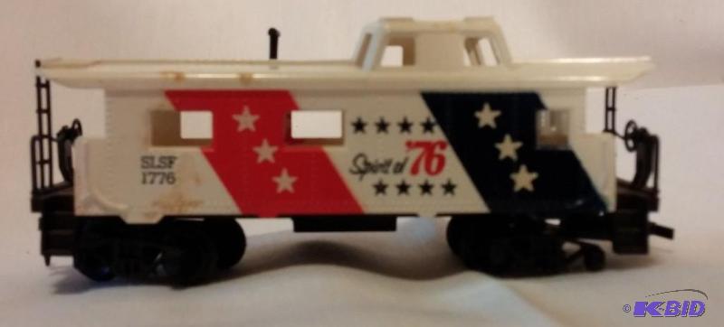 Tyco HO Scale Spirit of 76 Caboose Train Car...
