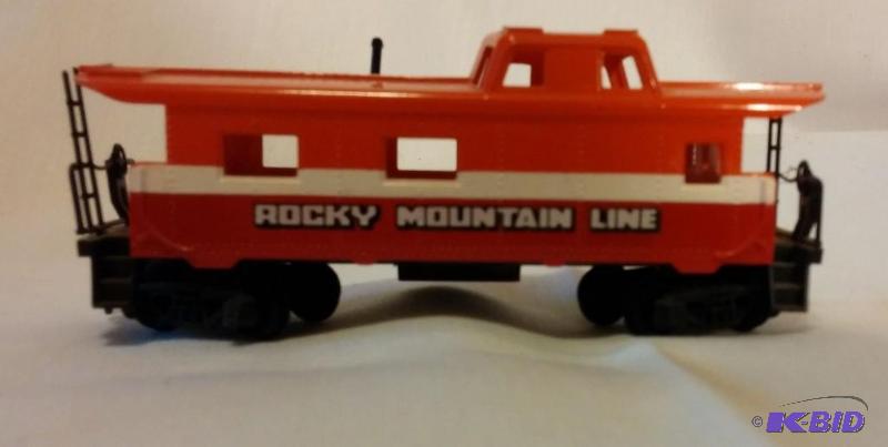 HO Scale-Rocky Mountain Line Caboose-Tyco...