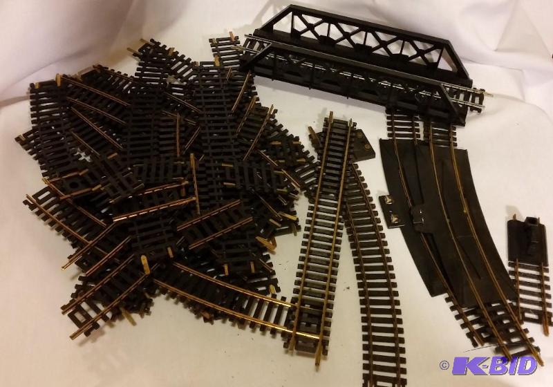 Lot of HO Scale Track-With bridge...