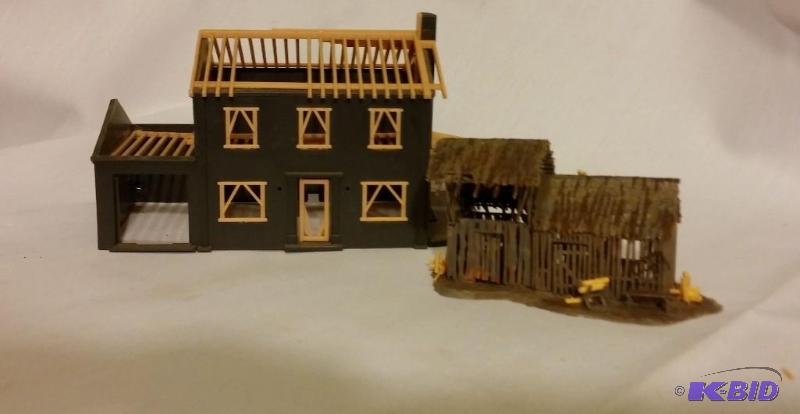 Model House assembled-As pictured...
