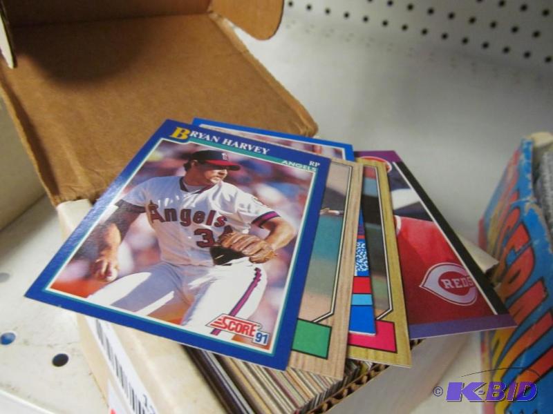 lot 12 image: 1 Small Box Misc Baseball Cards,  Playing Cards