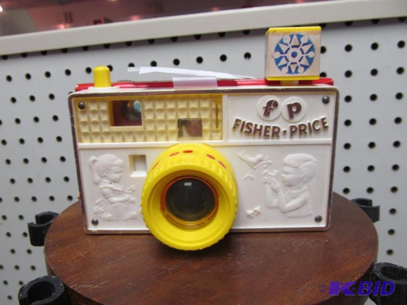 lot 26 image: 1967 Fisher Price Picture Story Camera Works & 1964 Fisher Price Peek-A-Boo-Screen Works